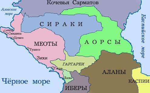 Народы Кавказа в первом тысячелетии до нашей эры.