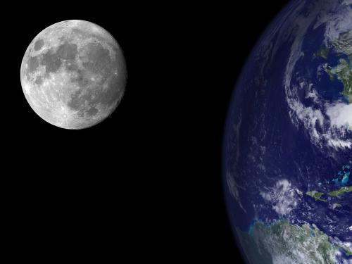 влияние луны на землю