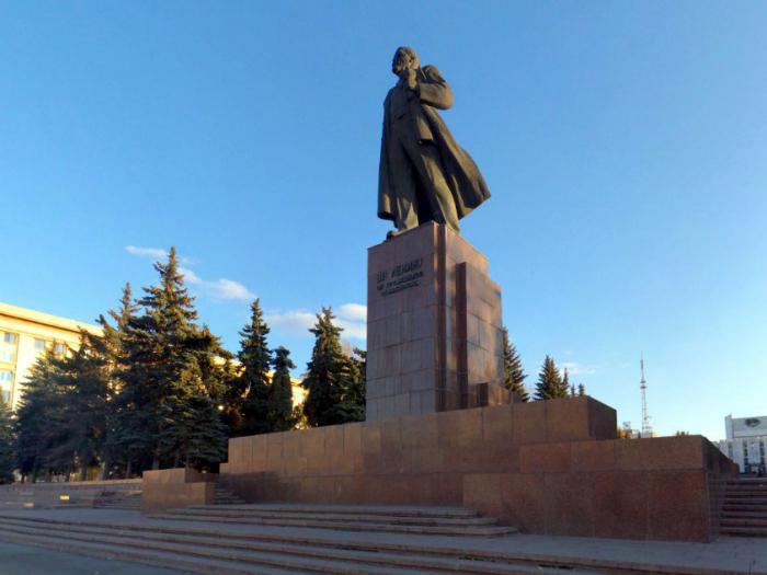 памятник ленину в челябинске