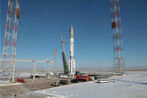 Запуск с космодрома "Байконур"