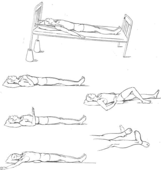 Упражнения при переломах позвоночника в первые дни занятий