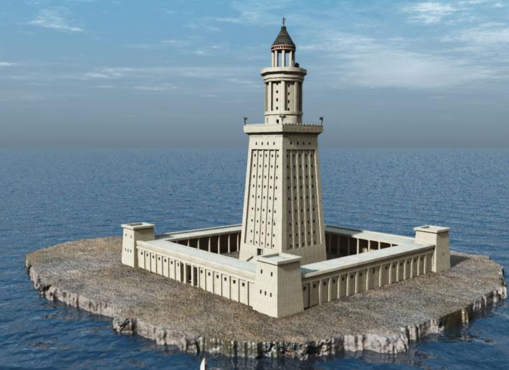 Семь чудес света Александрийский маяк (1)