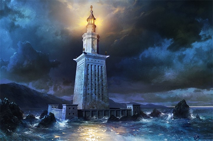 Семь чудес света Александрийский маяк (5)