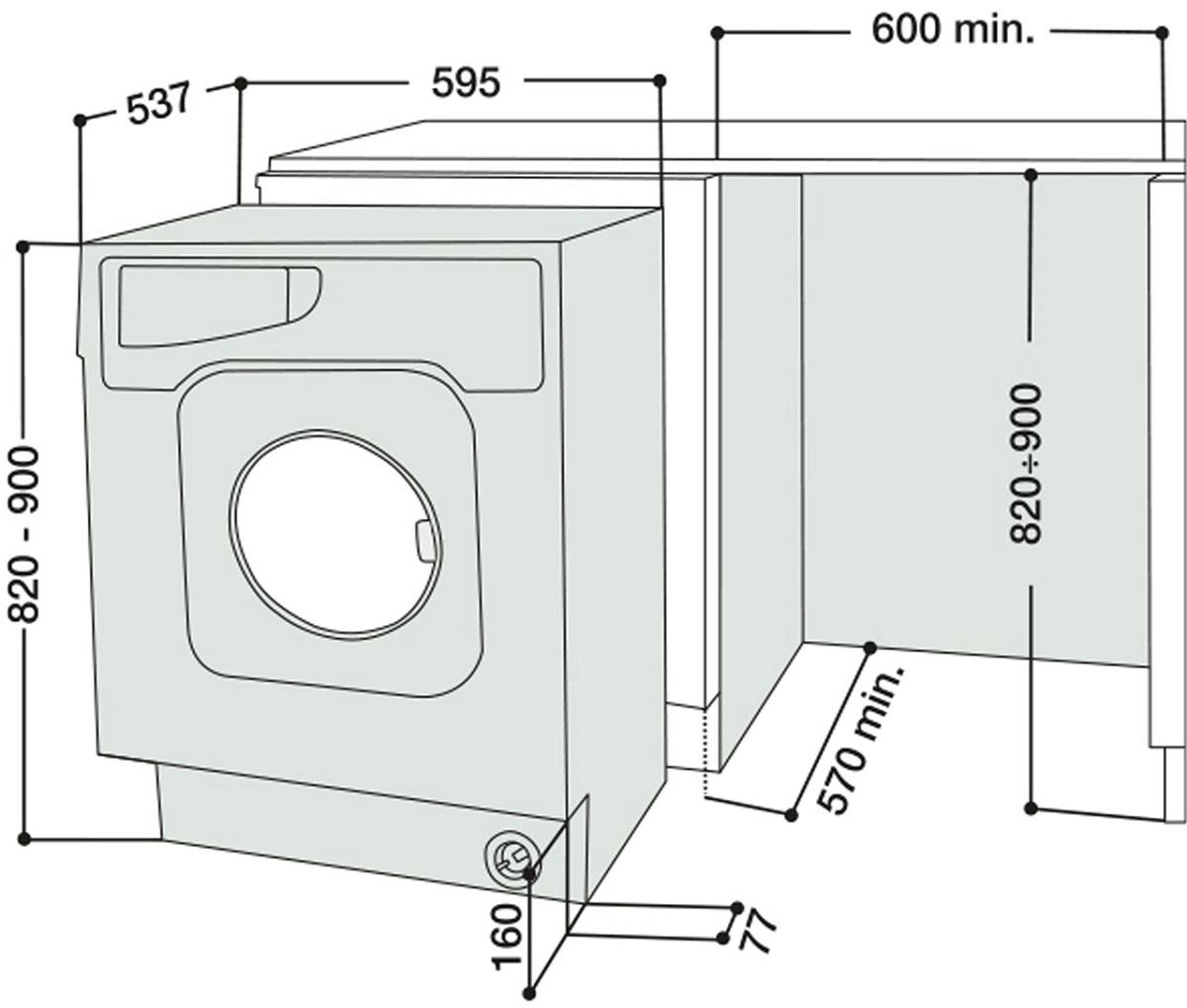 Перед покупкой стиральной машинки-автомат стоит выполнить замеры помещения и записать необходимую информацию на бумаге 