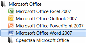 Microsoft Office Word