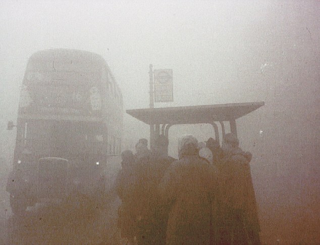 Великий смог в Лондоне. Декабрь 1952. 12 000 погибших. ФОТО