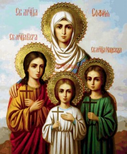 Вера, Надежда и Любовь и мать их София