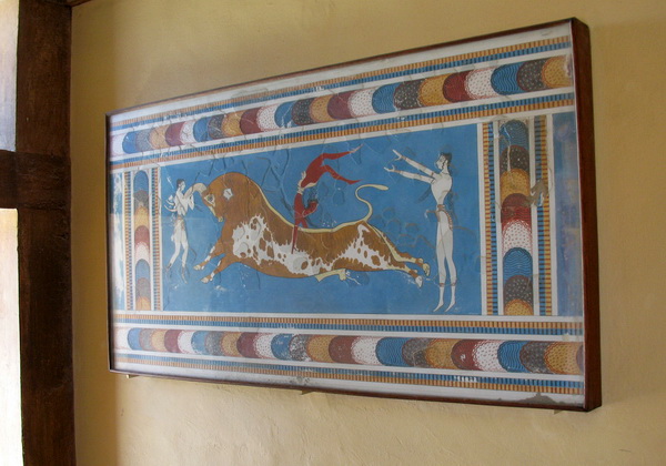 Старинные фрески Кносского дворца