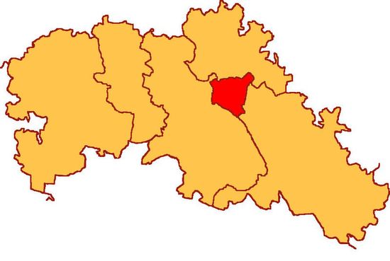 Фурмановское городское поселение на карте Фурмановского района