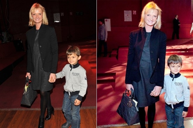 Светлана Хоркина с сыном