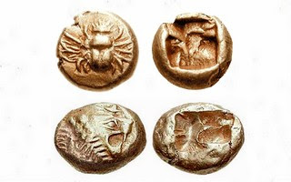 Где и когда появились первые монеты