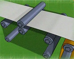 Описание: Сетка бумагоделательной машины