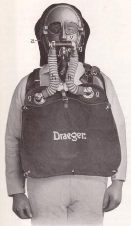 Дыхательный аппарат Drager модель 1915 г.