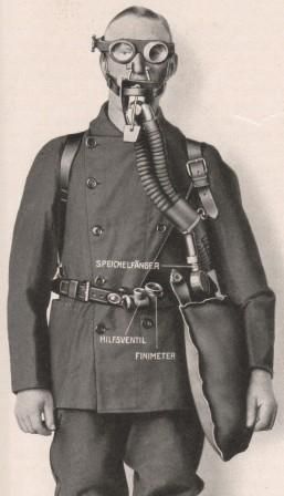 Дыхательный аппарат Drager модель 1918 г.