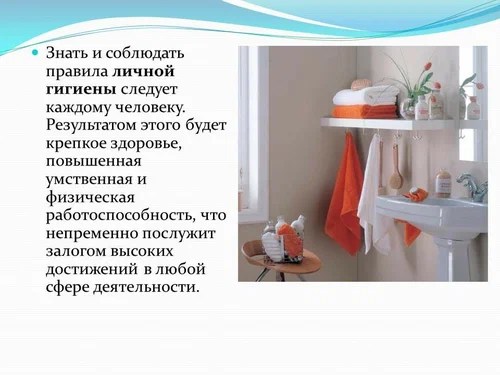 Правила личной гигиены