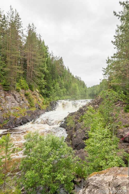 Водопад Кивач, Карелия