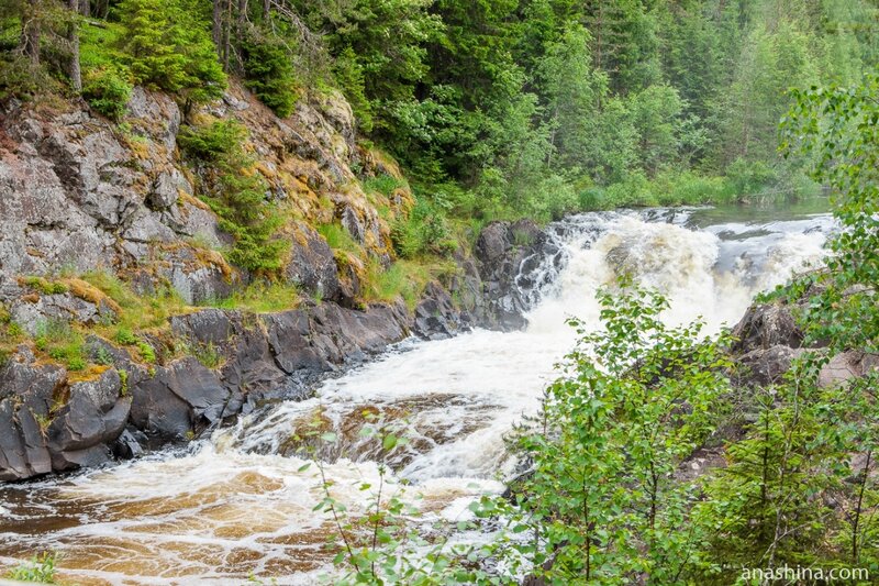 Водопад Кивач, Карелия