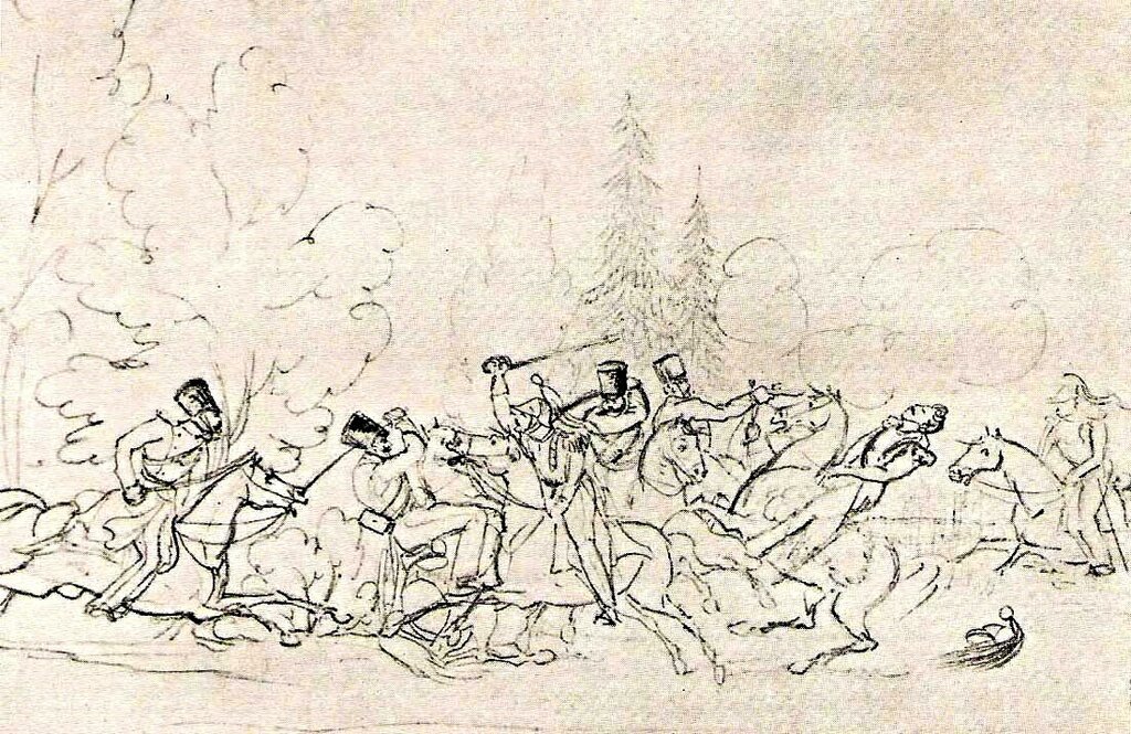 Битва фр кирасир с конноегерями 1832-34.jpg