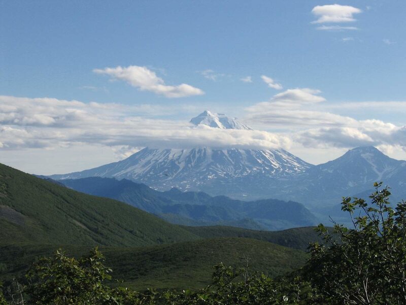 Камчатка, Корякская сопка, вид со склона вулкана Дзензур