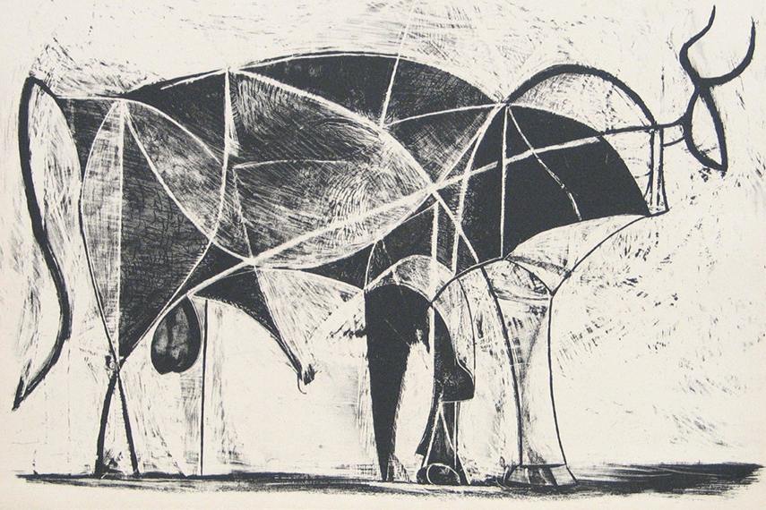 Пабло Пикассо – Бык, 1945