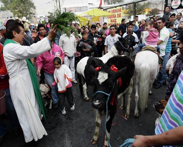 Жители Мексики на празднике