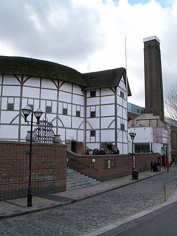 Воссозданный театр «Глобус», в котором работала труппа Шекспира