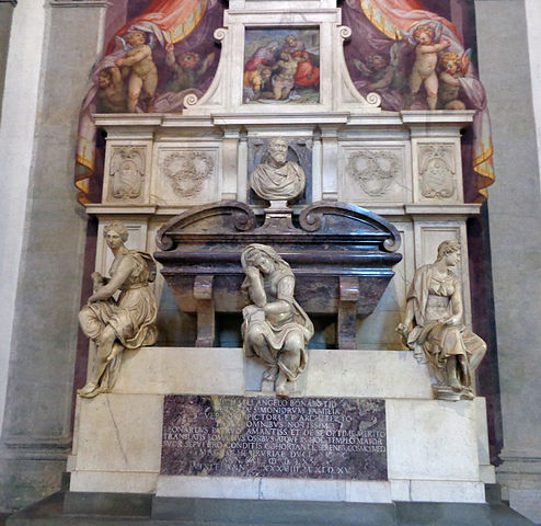 Гробница Микеланджело Буонарроти в Санта-Кроче